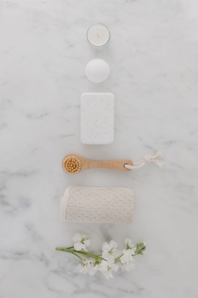 Spa flatlay skincare photo - The GlowBar PK Instagram